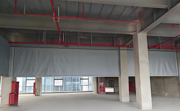 军垦路街道防火布挡烟垂壁